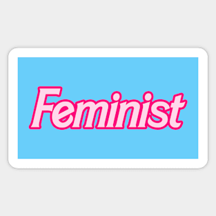 Pink Feminist Sticker